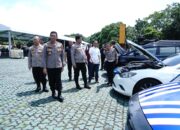 Wakapolda Jabar Cek Kendaraan Dinas Roda Dua dan Empat Dalam Rangka Kesiapan Ops Ketupat Lodaya 2024