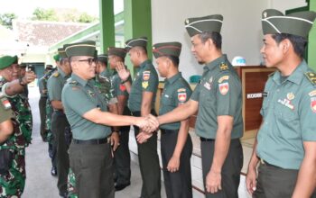 31 Prajurit Kodim Grobogan Naik Pangkat