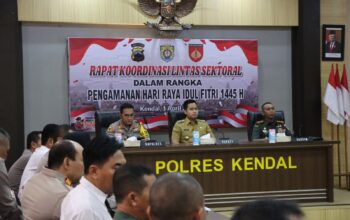 Jelang Operasi ketupat candi 2024, Polres Kendal Gelar Rapat Lintas Sektoral