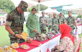 Ketiga kali dibulan Ramadhan, Kodim Sragen Gelar Pasar Murah