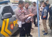 Mobil Tabrak Warga dan Toko, Sat Lantas Polres Garut Cek TKP Kecelakaan