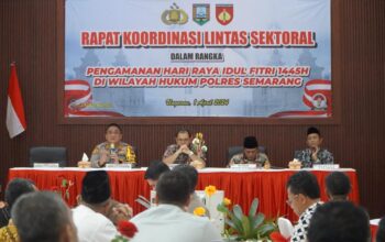 Persiapan Hadapi Arus Mudik, Polres Semarang Gelar Rakor Lintas Sektoral