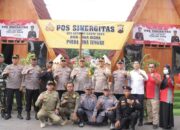 Irwasda Polda Jateng dan Kabid Humas Polda Jateng Cek Pos Sinergitas Operasi Ketupat Candi