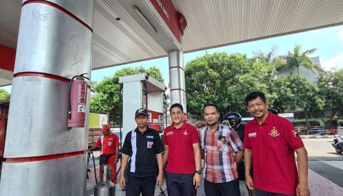 Satreskrim Polrestabes Semarang Laksanakan Sidak di SPBU Antisipasi Tindak Kecurangan BBM Jelang Idul Fitri