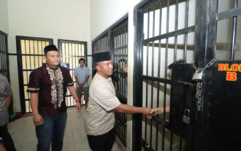Haru, Kapolres Sukoharjo Halal bihalal dengan Para Tahanan