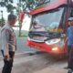 Polsek Cibatu Polres Garut Cek TKP Kecelakaan di Jalan Raya Malangbong Limbangan
