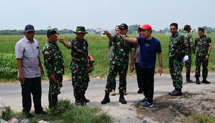 Dandim 0726/Sukoharjo Cek Sasaran Fisik TMMD Reg Ke-120 di Desa Wirun Sukoharjo