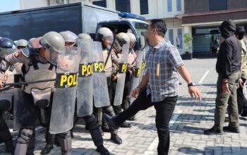 Polres Demak Gelar Latihan Dalmas, Tingkatkan Kemampuan Personel