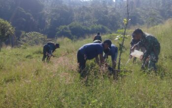 Patroli dan Perawatan Tanaman Dilakukan Subsektor 5 Sektor 2 Citarum Harum di Petak 62 Desa Sukapura
