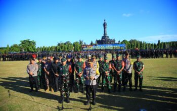 TNI-Polri Gelar Apel Pasukan Pengamanan World Water Forum Ke-10 di Bali