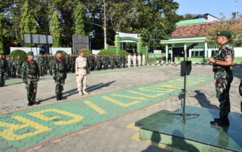 Pimpin Upacara Tujuh Belasan, Dandim Grobogan Bacakan Amanat Kasad