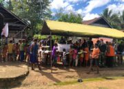 Meriahkan HUT Kodam III/Siliwangi, Satgas Yonif 310/KK Gelar Baksos Di Pedalaman Papua
