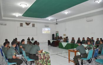 Kodim Grobogan Terima Kunjungan Tim Dalproggar Kodam IV/Diponegoro
