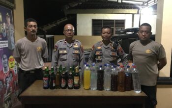 Amankan Orkes Dangdut di Pakis Aji, Polisi Sita Puluhan Miras Berbagai Merk