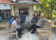 Sambang Tokoh Masyarakat, Kapolsek Cantigi Sampaikan Imbauan Kamtibmas