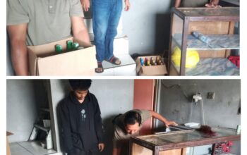 Respon Cepat Kapolresta Bandung Amankan Warung Miras dengan Turunkan Personel Satreskrim Polsek Soreang
