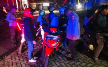 Polres Nganjuk Gelar patroli Skala Besar Fokus Pengamanan Malam Takbiran Idul Adha 2024