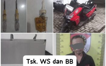 Polres Nganjuk Amankan Pelaku Pencurian Battery Tower BTS, Ditangkap Saat Melakukan Aksi