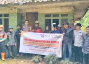 Bakti Sosial Bhayangkara Polsek Banjarwangi Bangun Rumah Harapan