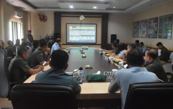 Kasrem 043/Gatam Hadiri Taklimat Awal Audit Ketaatan Dan Kinerja Itjen TNI Periode III TA. 2024