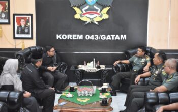 KPU Provinsi Lampung Kunjungi Korem 043/Gatam, Danrem Siap Sukseskan dan Ciptakan Pilkada yang Damai