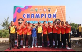 Diminta Junjung Sportifitas Olahraga, Turnamen Bola Voli Pasir Kapolres Jepara Cup Diikuti Puluhan Tim