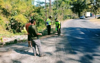 Pelajar Tewas Terjatuh Dari Bus, Polres Wonogiri Olah TKP