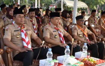 Dandim Grobogan Hadiri Upacara Peringatan Hari Pramuka Ke-63 Tahun 2024