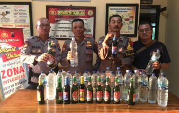 Hasil Pengamanan Orkes Dangdut di Pakis Aji, Polisi Berhasil Amankan Puluhan Miras Berbagai Merk