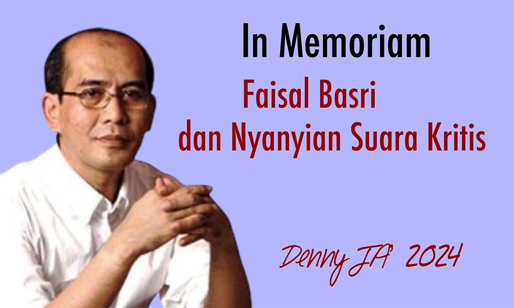 In Memoriam Faisal Basri : Korupsi Oligarki, dan Politik Dinasti