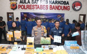 Puluhan Pengedar Narkotika dan Obat-obatan Di Tangkap Sat Narkoba Polrestabes Bandung