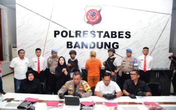 Sat Reskrim Polsek Buah Batu Polrestabes Bandung, Berhasil Tangkap Pelaku Pembunuhan Seorang Mamah Muda