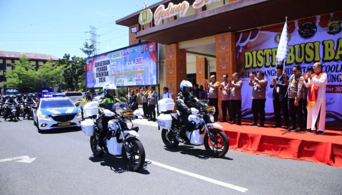 Sebar 5.000 Paket Sembako, NCS Polri Minta Masyarakat Lampung Gelorakan Pilkada Damai