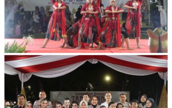 Polisi Gelar Lomba Tari Memperingati HUT ke-76 Polwan