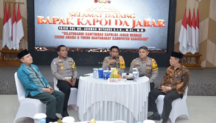 Kapolda Jabar Kunker dan Jalin Silaturahmi Kamtibmas dengan Tokoh Agama dan Masyarakat di Karawang