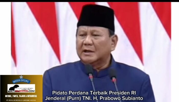 Presiden RI Terpilih Prabowo Subianto Tekankan Persatuan dan Kedaulatan Rakyat dalam Pidato Pelantikan