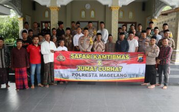 Jaga Kamtibmas, Kapolresta Magelang Ajak Masyarakat Saling Edukasi
