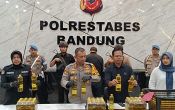 Pedagang Minyak Goreng Ditangkap Satreskrim Polrestabes Bandung, Edarkan Minyakita Palsu Selama Tujuh Bulan