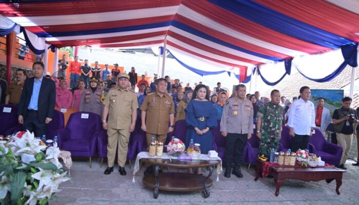Kabid Dokkes Polda Jabar Hadiri Peluncuran Dapur Satelit End to End Program Makan Siang Bergizi Kabupaten Sumedang
