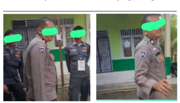 Viral! Oknum Bhabinkamtibmas Diduga Halangi Wartawan Liput Hasil Pilkada di Tanjung Jabung Barat