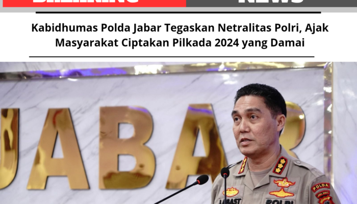 Kabidhumas Polda Jabar Tegaskan Netralitas Polri, Ajak Masyarakat Ciptakan Pilkada 2024 yang Damai