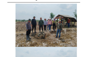 Polres Indramayu Dukung Ketahanan Pangan, Cek Titik Sumur Bor dan Tiang Listrik di Lahan Pertanian