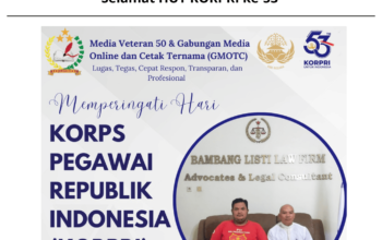 GMOCT, Media SBI, dan Bambang Listi Law Firm Ucapkan Selamat HUT KORPRI ke-53