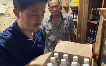 Sat Narkoba Polrestabes Bandung Razia Miras, Amankan 24 Botol Minuman Keras
