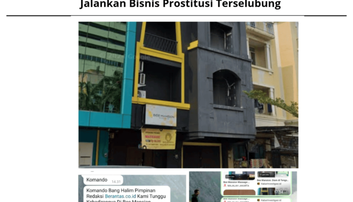 Bee Mansion Massage Terus Diselimuti Kontroversi, Diduga Jalankan Bisnis Prostitusi Terselubung