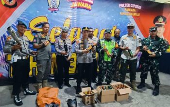 Cipatat KBB: Razia Gabungan Antisipasi Gangguan Keamanan Jelang Tahun Baru 2025