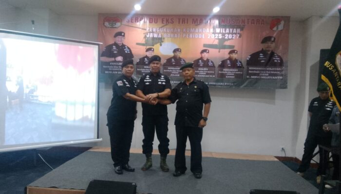 H. Nono Mujiyanto Resmi Pimpin Serdadu Eks Tri Matra Nusantara Jawa Barat
