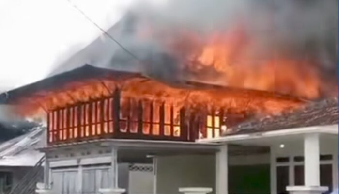 Lampung Barat Kembali Berduka, Si Jago Merah Mengamuk di Kelurahan Pajar Bulan