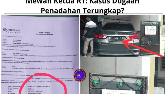 Misteri Mobil Honda City di Rumah Mewah Ketua RT: Kasus Dugaan Penadahan Terungkap?