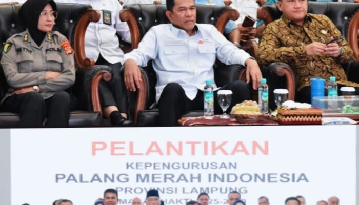 Danrem 043/Gatam Dilantik sebagai Dewan Kehormatan PMI Provinsi Lampung Masa Bakti 2025–2030
